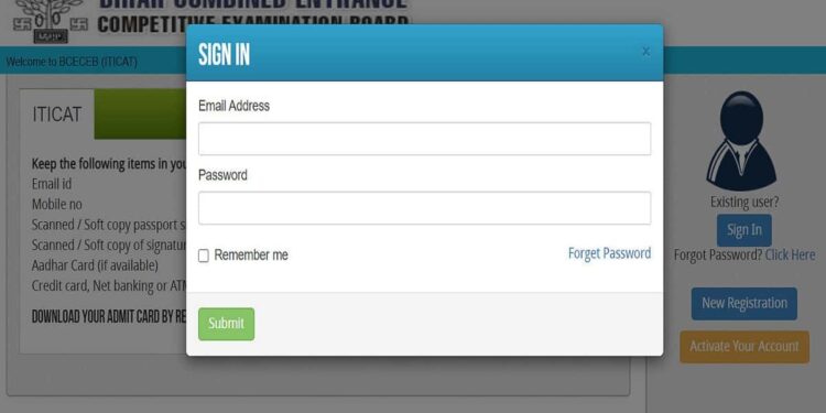 Bihar ITICAT admit card 2020 released, download here