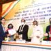 Education Minister felicitates meritorious students on Republic day