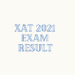 XAT 2021 result declared