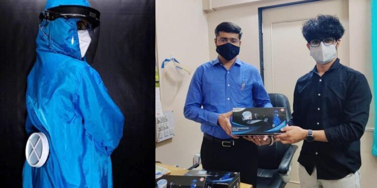 Mumbai Student designs “Cool PPE Kit” with ventilation for Covid warriors