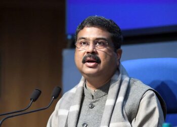 Education minister shares NEP road map at RSS meet